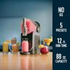 Ninja 2 Ninja SLUSHi with RapidChill Technology, 88 oz. Frozen Drink & Slushie Machine, 5 Preset Programs, Margaritas, Frappés, and More, Premium Accents, Black, FS301
