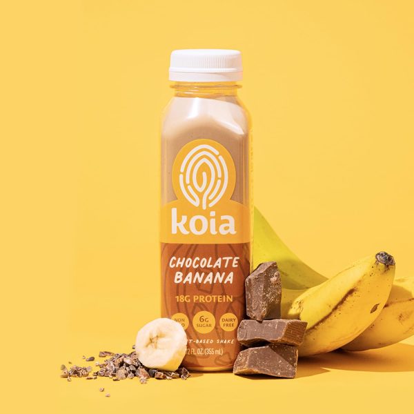 Koia Protein 4 Koia Protein, Ready To Drink Plant Protein Shake, Chocolate Banana, 12 Fl Oz