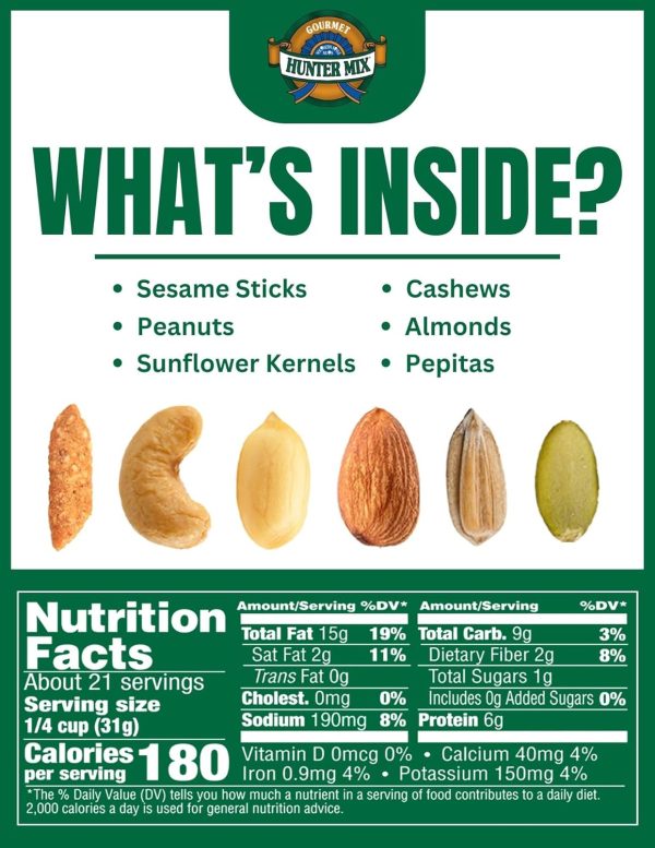 Southern Style Nuts Gourmet Hunter Bulk Trail Mix, 23 oz (Pack of 1)