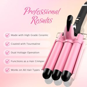 3 Barrel Curling Iron Hair Crimper